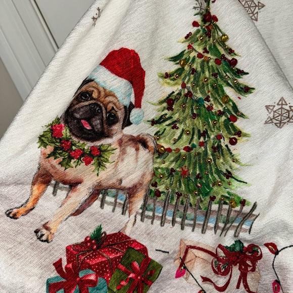 NWT Humane Society Dogs 50" Tree Skirt with Dogs and Bells - Picture 13 of 15